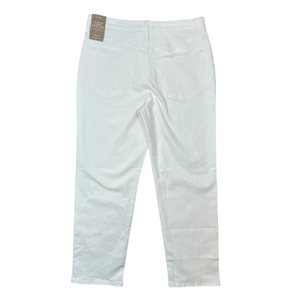 Madewell The Perfect Vintage Straight Jean Tile White Size 32 - Picture 5 of 7